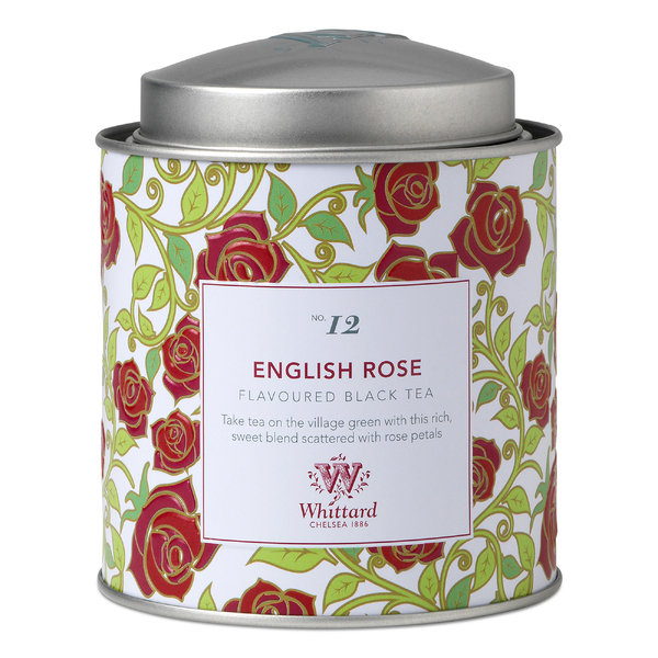 Whittard TD English Rose Loose Tea Caddy 100g 