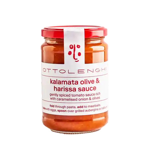 Ottolenghi Kalamata Olive & Harrisa Sauce 350g (6)