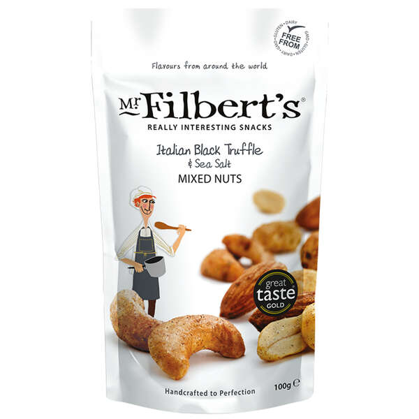 Mr Filbert's Italian Black Truffle Mixed Nuts 100g (12)