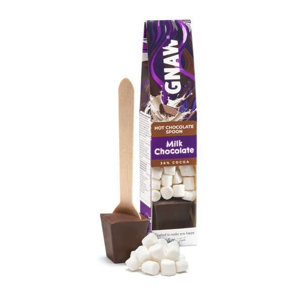 GNAW Hot Chocolate Spoon Classic Milk Chocolate 40g (15)