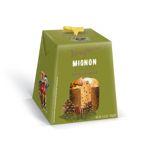 Vergani Panettone Traditional Box Chocolate & Pear 100g (12)