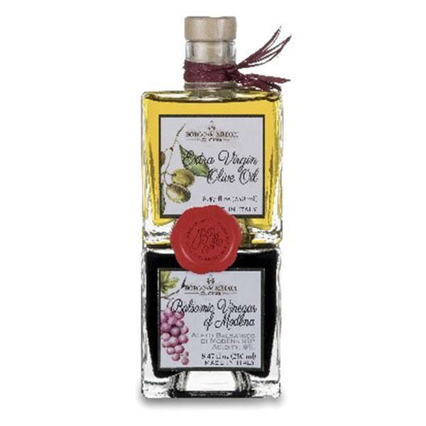 Borgo Stackable Bottles EVOO and Balsamic Vinegar of Modena 2 x250ml 500ml (6)