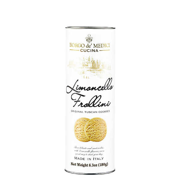 Borgo De Medici - Limoncello Italian Shortbreads in Tube 180g 