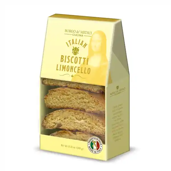 Borgo Limoncello Biscotti 240g (12)