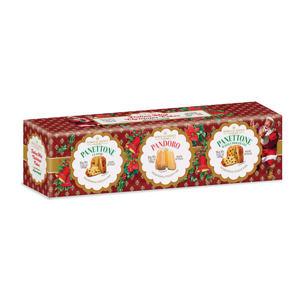Borgo de Medici Assortment of 2 Mini Panettone Cakes 280g (6)