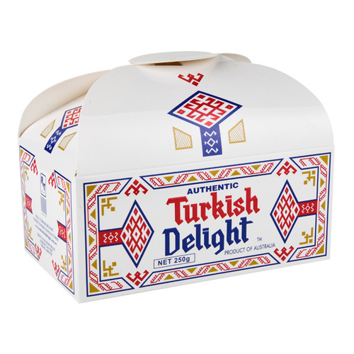 Real Turkish Delight Treasure Chest - Rose 250gm