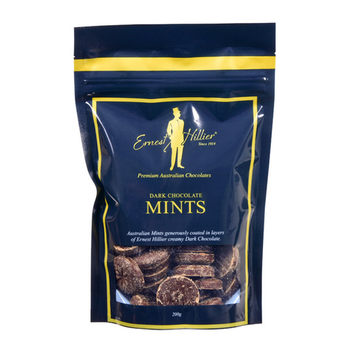 Ernest Hillier Dark Chocolate Mints - Bag 200g