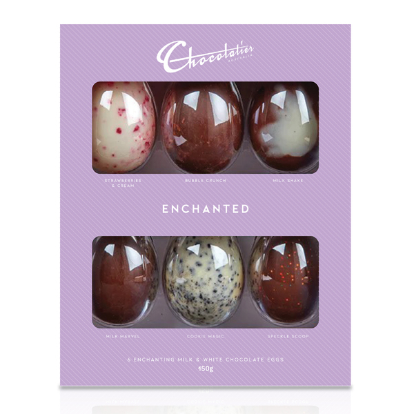 Chocolatier Enchanted Egg Selection 6 Pack 150g (12)