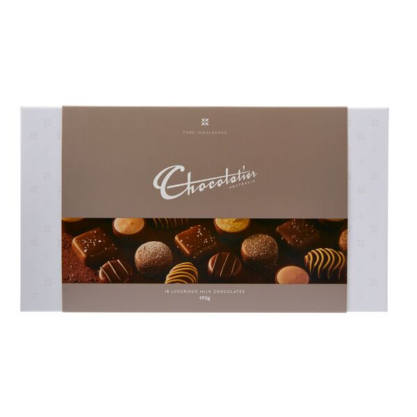 Chocolatier Pure Indulgence Milk Assortment 190g (6)