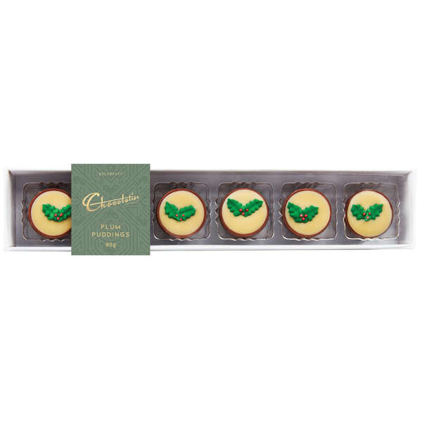 Chocolatier Plum Puddings 6 Pack 80g (12)