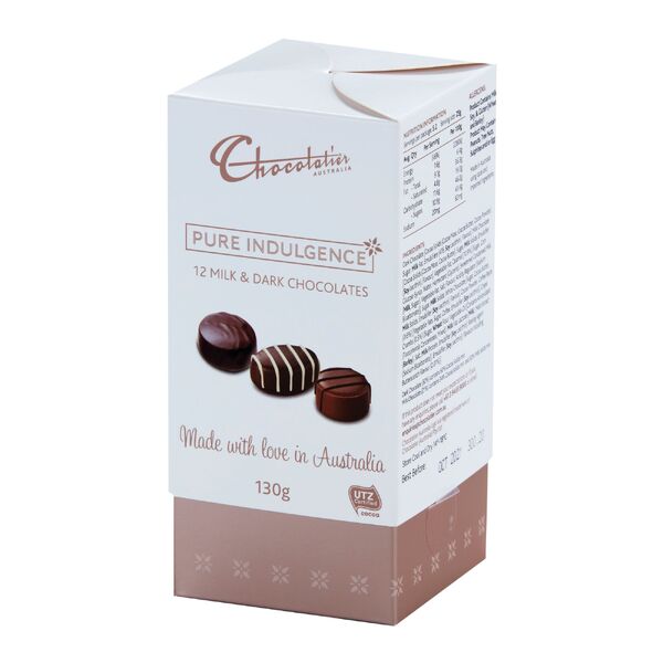 Chocolatier Pure Indulgence Mixed Assortment 130g (6)