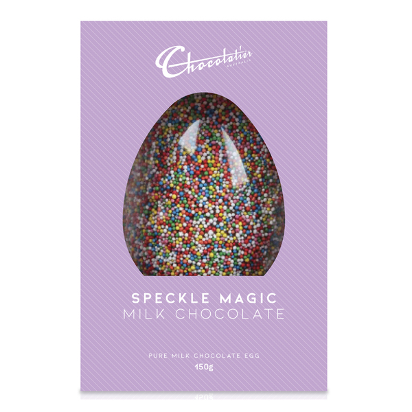Chocolatier Speckle Magic Milk Egg 150g (6)