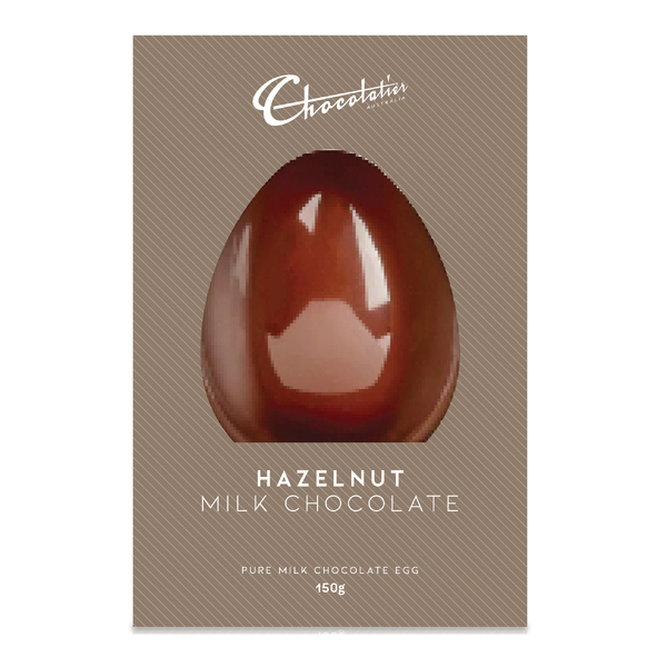 Chocolatier Hazelnut Milk Choc Egg 150g (6)