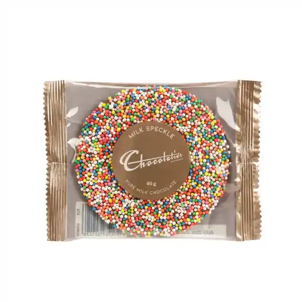 Chocolatier Pure Delight Milk Chocolate Speckle 40g (48)