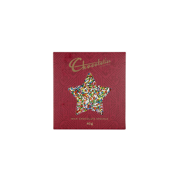 Chocolatier Christmas "Star" Speckle 40g (24)
