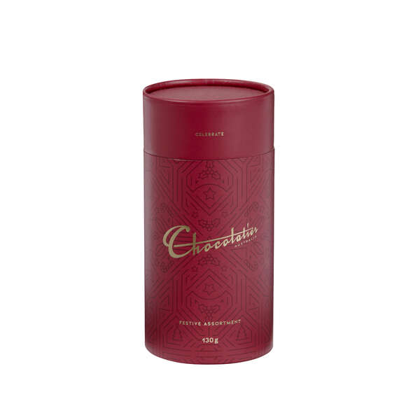 Chocolatier Festive Assortment Canister 130g (6)