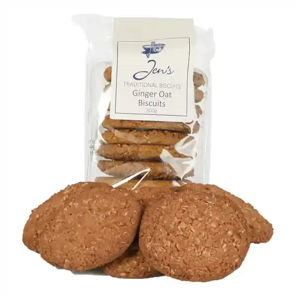 Jens Traditional Biscuits Ginger Oat 300g (12)