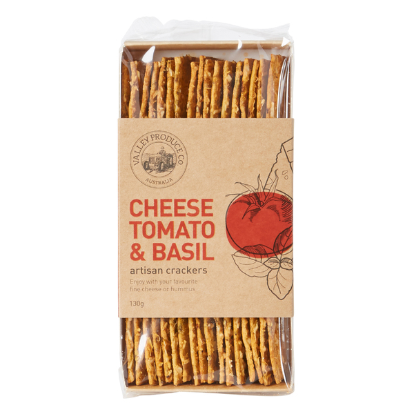 Valley Produce Company Artisan Flatbread - Cheese, Tomato & Basil 130g