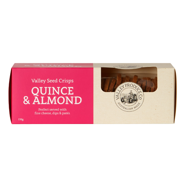 Valley Produce Company Valley Seed Crisps Quince & Almond 150g