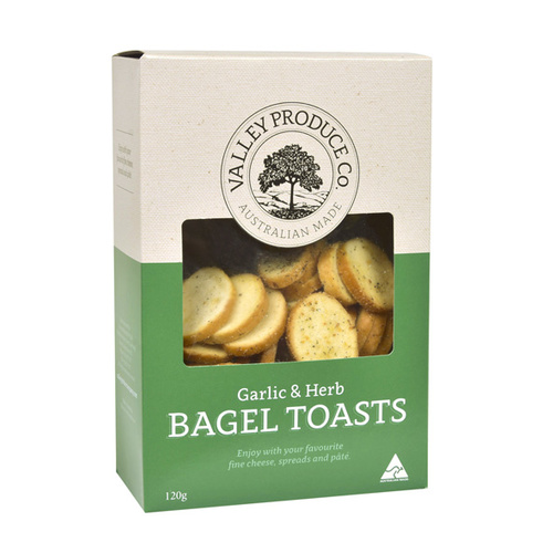 Valley Produce Company Bagel Toast Garlic & Herb 120g 