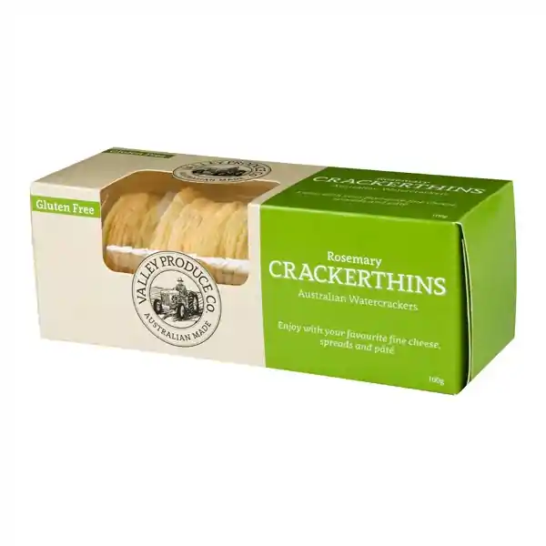 VPC Crackerthins Gluten Free Rosemary 100g (12)