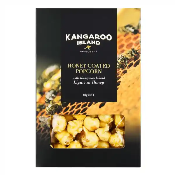 Kangaroo Island Honey Popcorn 80g (12)