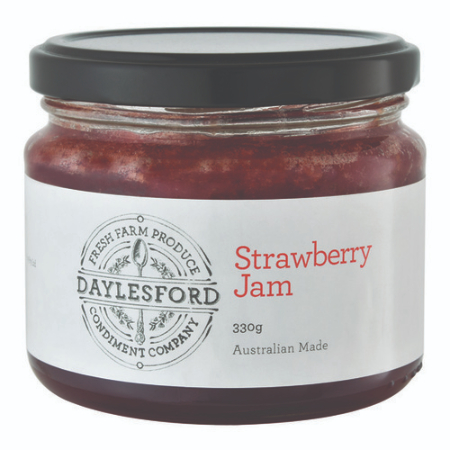Daylesford Cond. Co Strawberry Jam 330g (12)