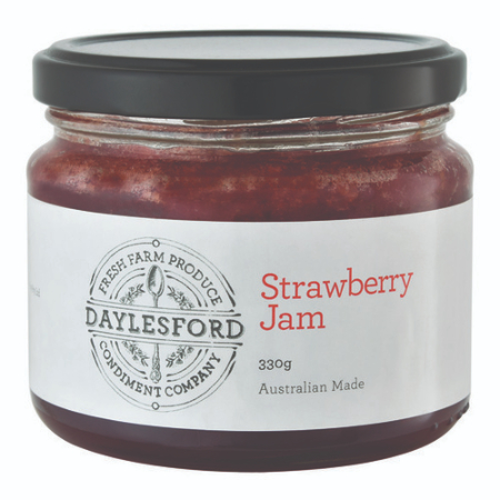 Daylesford Cond. Co Strawberry Jam 330g 