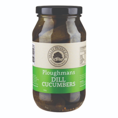 Valley Produce Company Ploughmans Dill Cucumbers 510g 