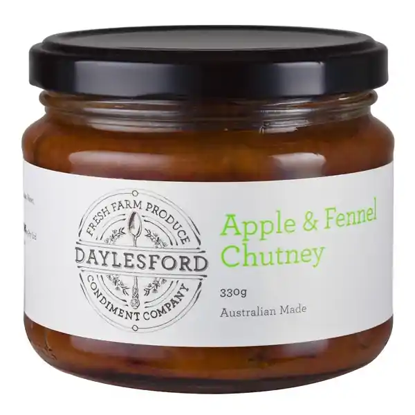 Daylesford Cond. Co Apple & Fennel Chutney 330g (12)
