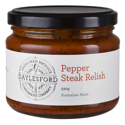 Daylesford Cond. Co Pepper Steak Relish 330g (12)
