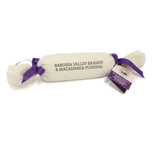 Valley Produce Company Barossa Brandy & Macadamia Christmas Pudding - Log 500g