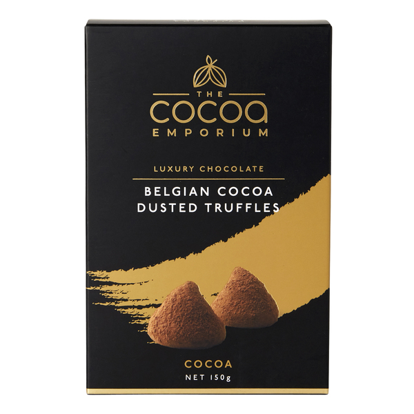 TCE Belgian Cocoa Dusted Truffles - Cocoa 150g (12)