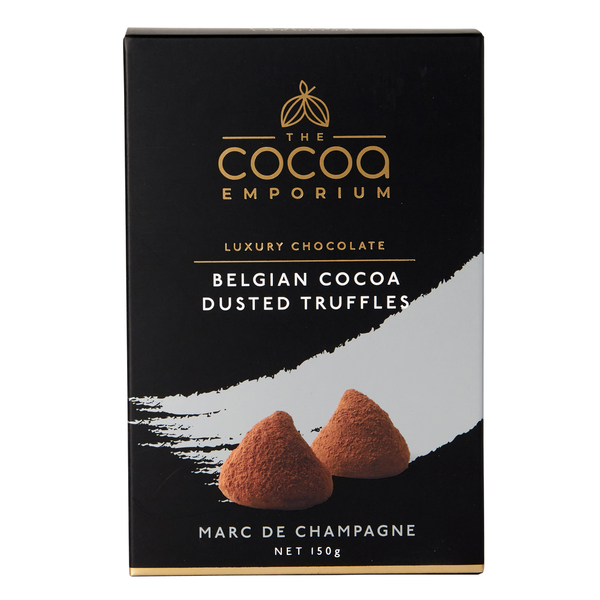 TCE Belgian Cocoa Dusted Truffle - Marc de Champagne 150g 