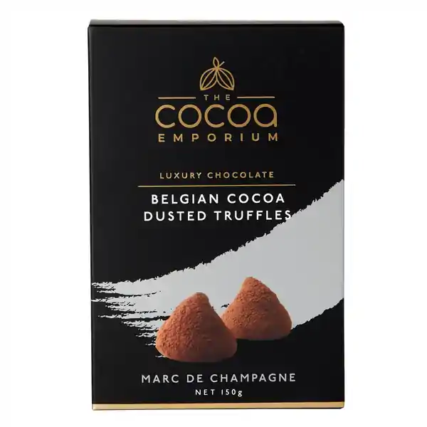TCE Belgian Cocoa Dusted Truffle - Marc de Champagne 150g (12)
