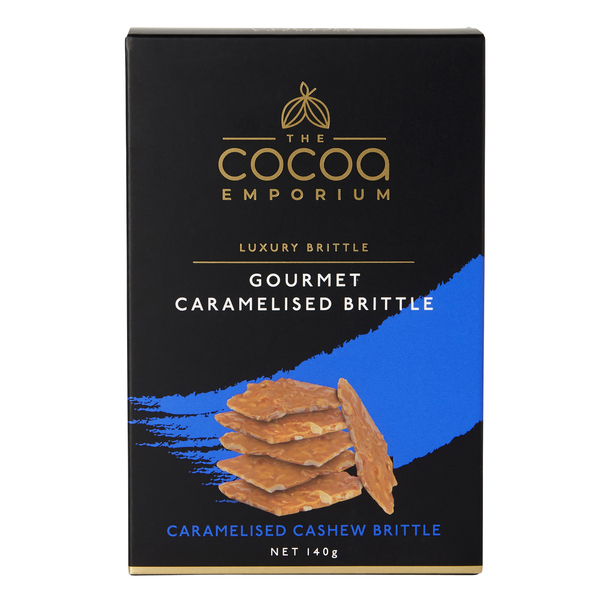 The Cocoa Emporium Caramelised Cashew Brittle 140g