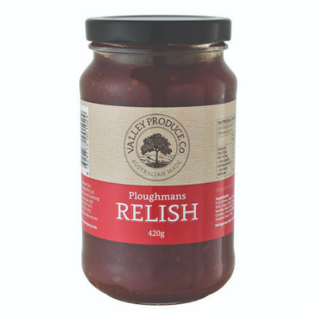 Valley Produce Company  Ploughmans Relish 420g 