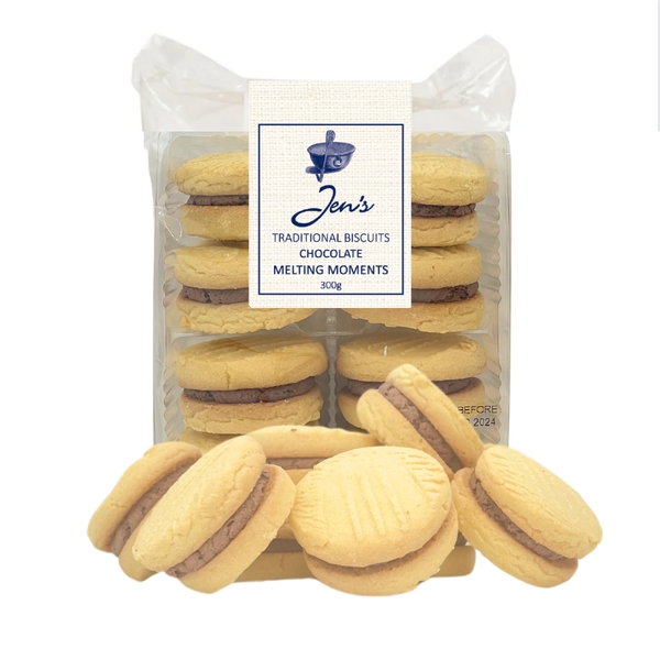 Jens Chocolate Melting Moments 300g (12)