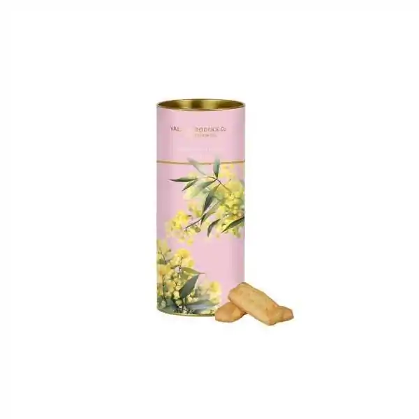 Valley Produce Co Australian Wattle Shortbread Tube 180g (12)