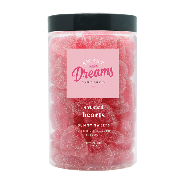 Sweet Dreams Gummy Sweets Jar - Sweet Hearts 360g (6)