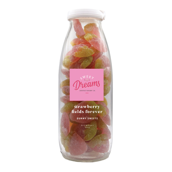 Sweet Dreams Confectionery Co. Gummy Sweets Bottle - Strawberry Fields Forever 350g (6)