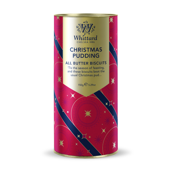 Whittard of Chelsea Christmas 2025 Pudding Biscuits Tube 150g (12)