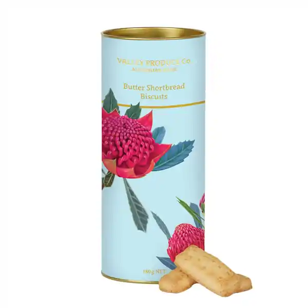 VPC Shortbread Tube - Waratah 180g (12)