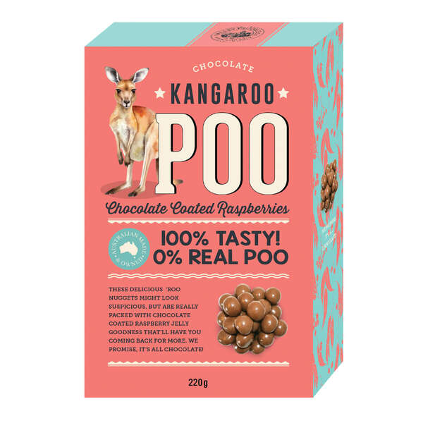 VPC Milk Chocolate Kangaroo Poo 220g (12)
