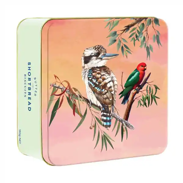 VPC Shortbread Tin - Aussie Birds Kookaburra 180g (12)