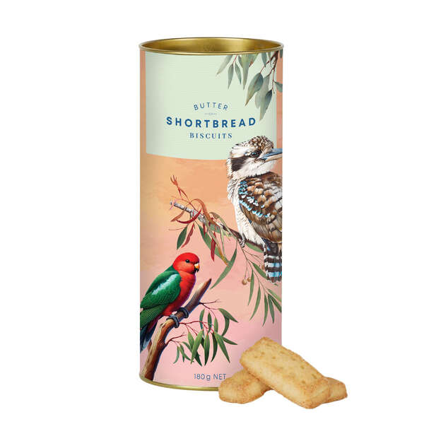 VPC Shortbread Tube - Aussie Birds Kookaburra 180g (12)
