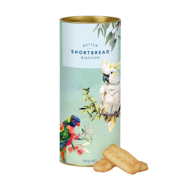 VPC Shortbread Tube - Aussie Birds Cockatoo 180g (12)