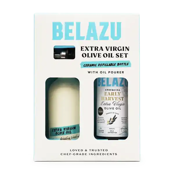 Belazu Extra Virgin Olive Oil Set with Pourer Gift Box 500ml (6)