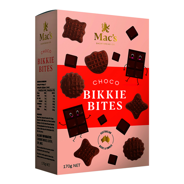 Mac's Choco Bikkie Bites 