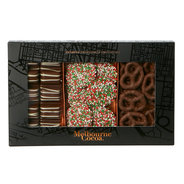 Melbourne Cocoa Speckle Deluxe Selection Box 190g (12)